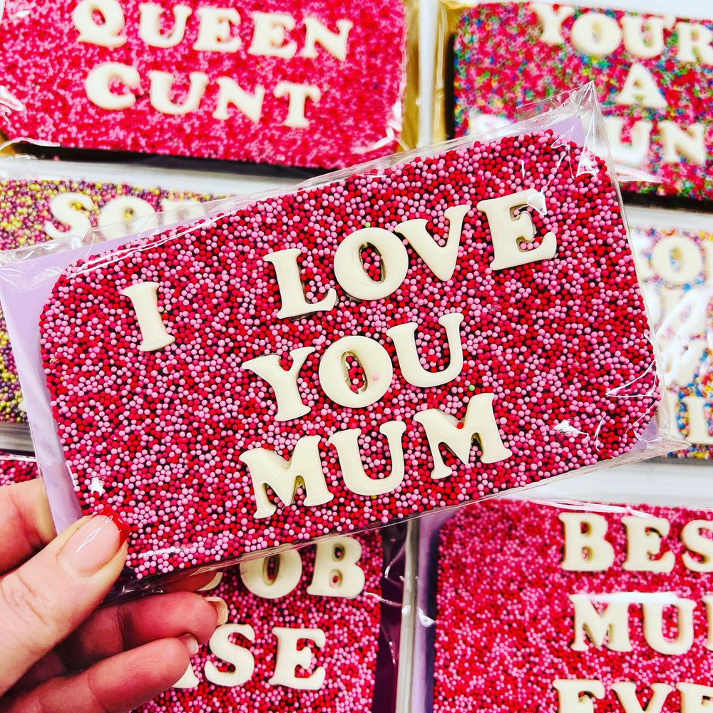I Love You Mum Chocolate Slab #1 image